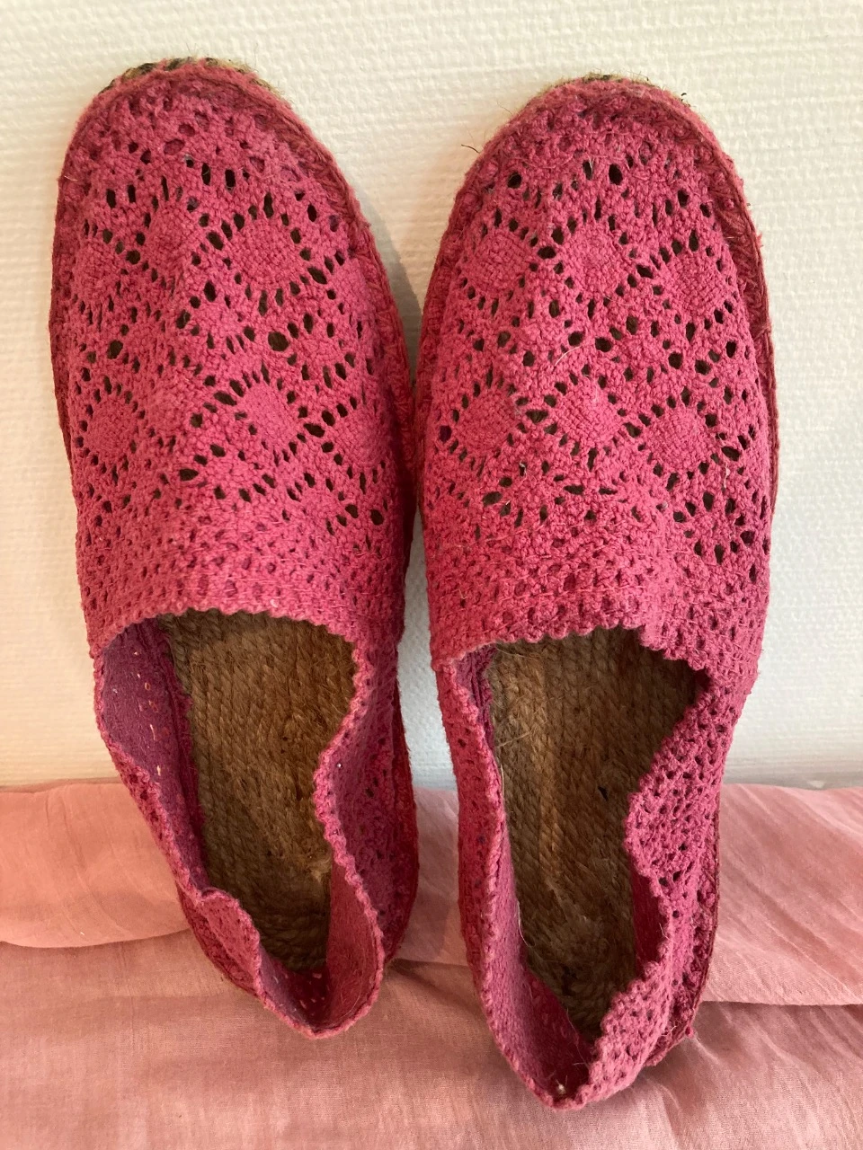 Espadrilles style crochées